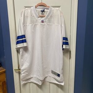 NFL Proline Vintage Jersey top shirt shirt sleeve white with blue stripes L